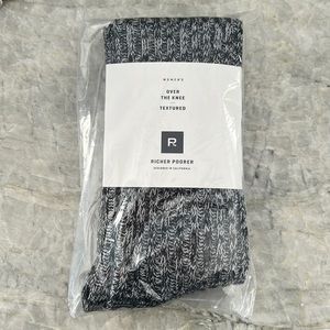 Richer Poorer - over the knee textured socks